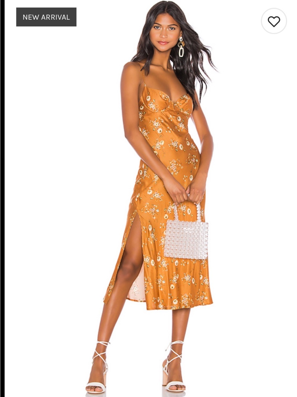 SUN BECOMES HER Wildflower Midi Dress XS